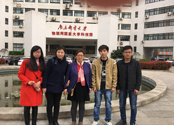 电子通信工程学院赴南京回访优秀毕业生代表